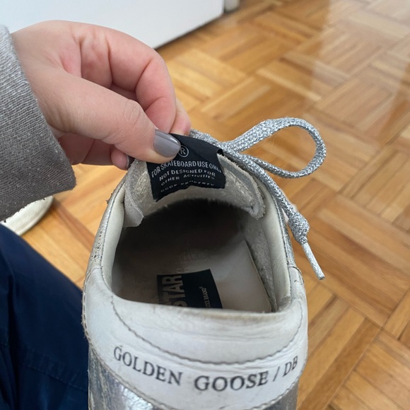 Superstar mixed leather low-top sneakers - Picture 4 of 5